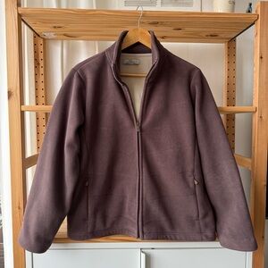 Dark Brown Fleece Jacket
